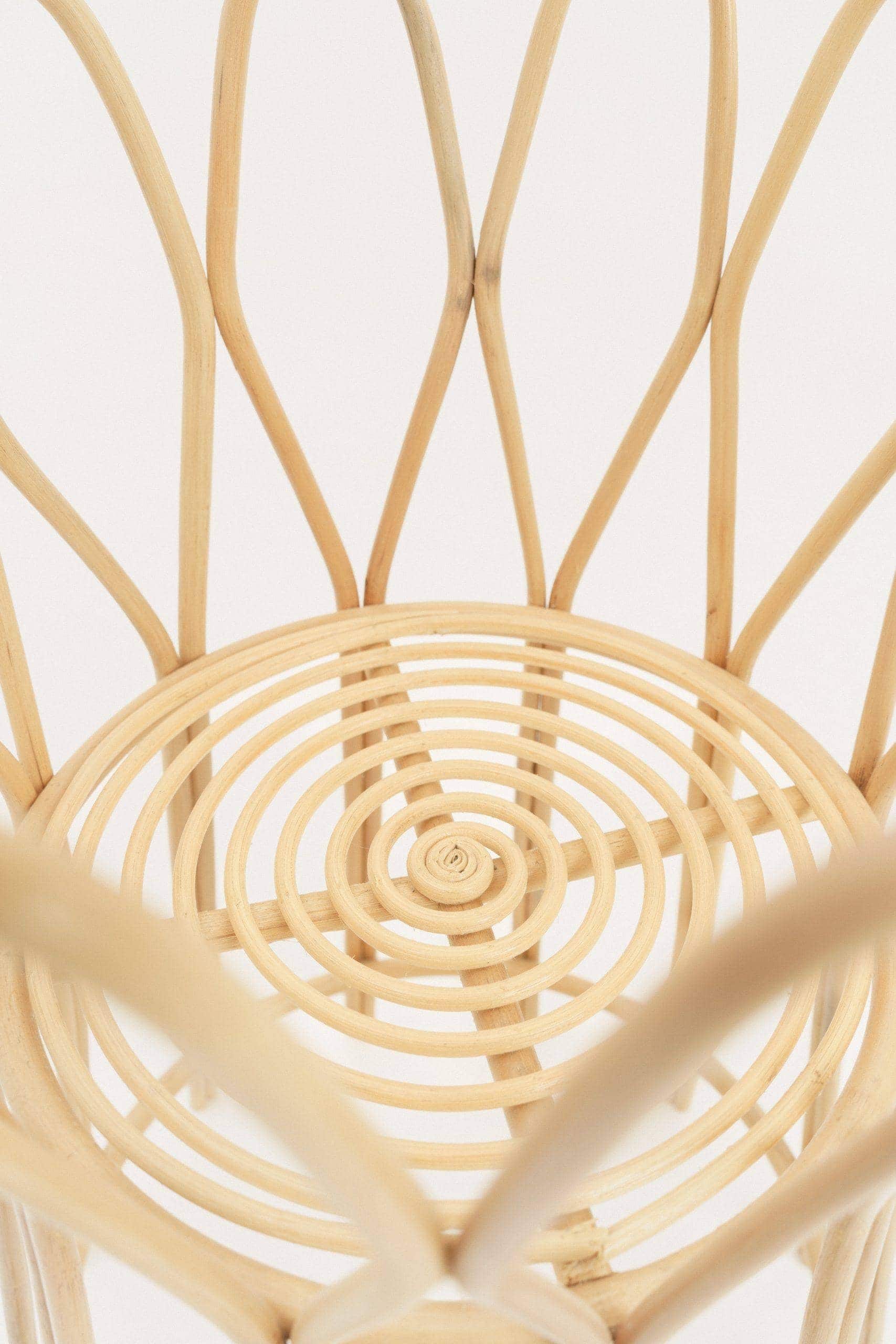 rattan plant table