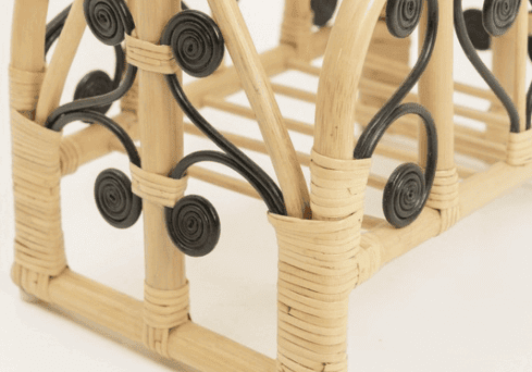rattan coffee table