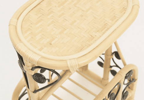 rattan coffee table