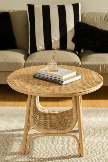 rattan coffee table